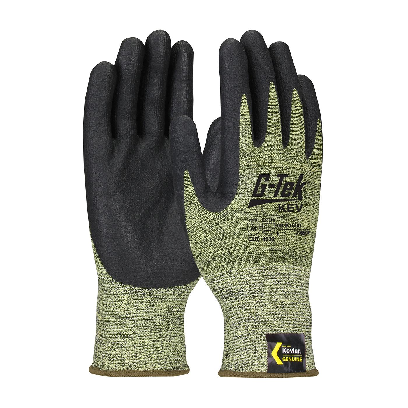 G-TEK KEV A7 FOAM NITRILE PALM COATED - Heat Resistant Gloves